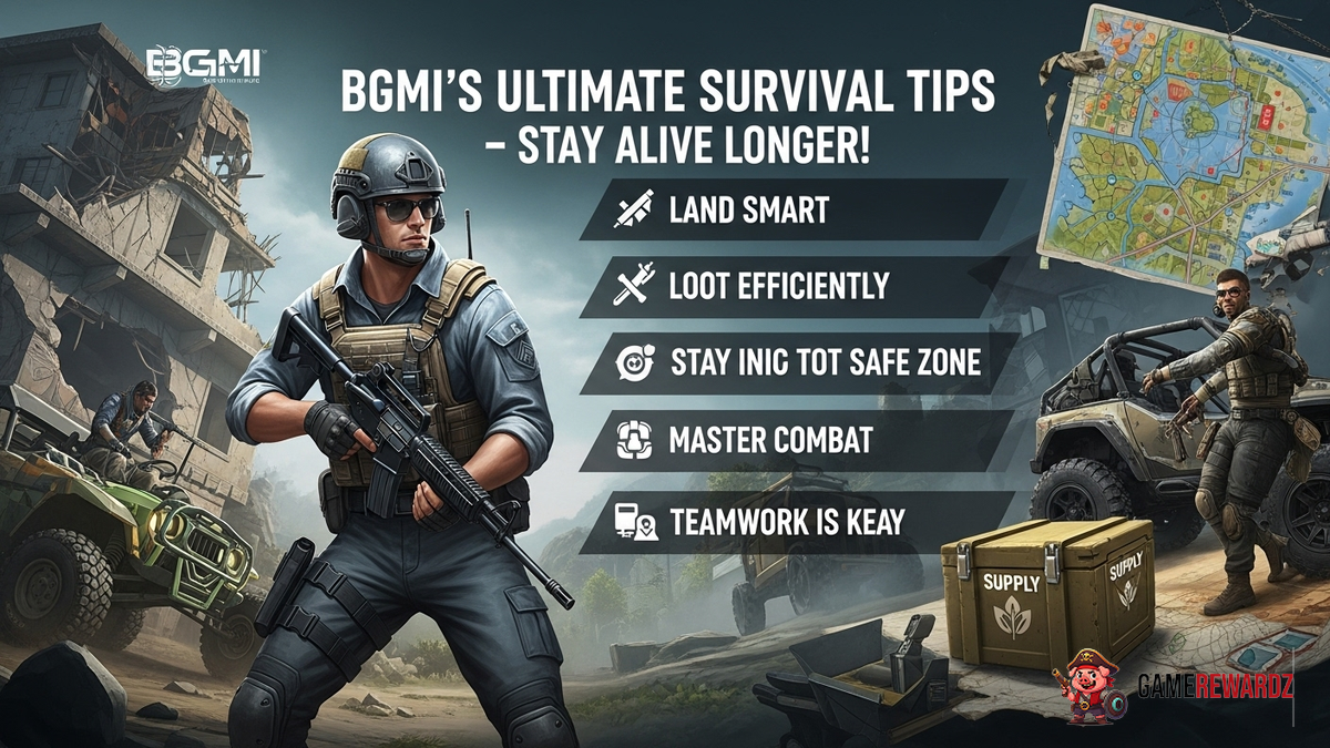 BGMI&#039;s Ultimate Survival Tips – Stay Alive Longer!